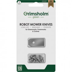 LAME POUR ROBOT DE TONTE GREENWORKS / CRAMER BLISTER DE 9