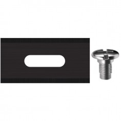 LAME ROBOT TONTE ACIER INOXYDABLE TROU FIXATION OBLONG HUSQVARNA GARDENA BLISTER DE 9 TECHNI-POWER 2