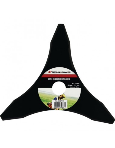 LAME DEBROUSSAILLEUSE TAILLIS 3 DENTS 250MM AL 25