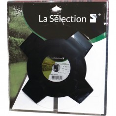 LAME DEBROUSSAILLEUSE HERBE DENSE 4 DENTS 230MM AL 25