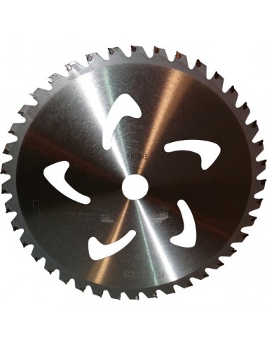 LAME DEBROUSSAILLEUSE 40 DENTS POINTE CARBURE 250MM AL 25