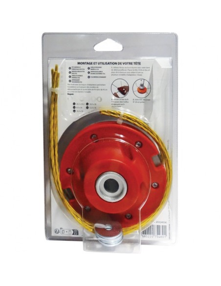 TETE UNIVERSELLE ALUMINIUM 4 FILS SF26 TECHNI-POWER