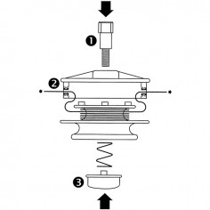TETE MANUELLE SEMI-AUTO FEMELLE SANS INSERT 2