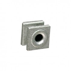 OEILLET ALUMINIUM CARRE Ø INT 4