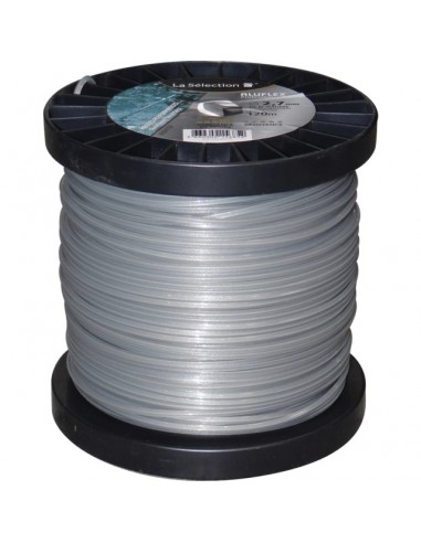 FIL DE DEBROUSSAILLEUSE CARRE ALUFLEX Ø 3 MM 90M