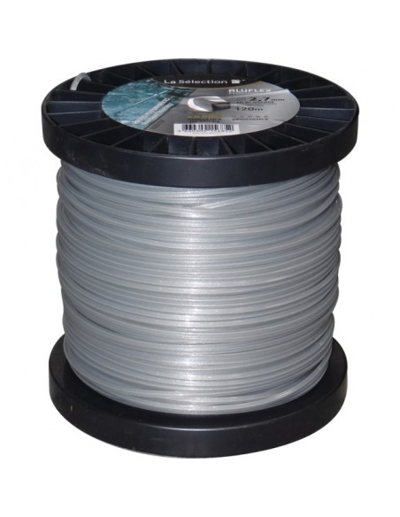 FIL DE DEBROUSSAILLEUSE CARRE ALUFLEX Ø 4 MM 60M