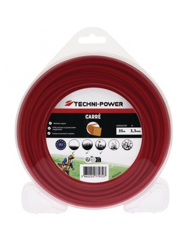 FIL DE DEBROUSSAILLEUSE CARRE Ø 3