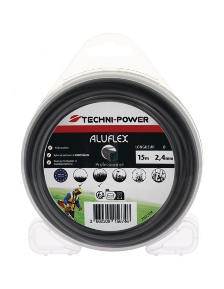 FIL DE DEBROUSSAILLEUSE CARRE ALUFLEX Ø 2