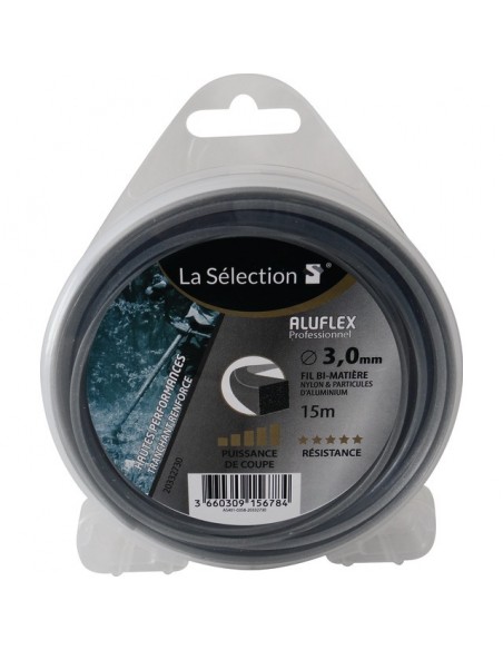 FIL DE DEBROUSSAILLEUSE CARRE ALUFLEX Ø 3