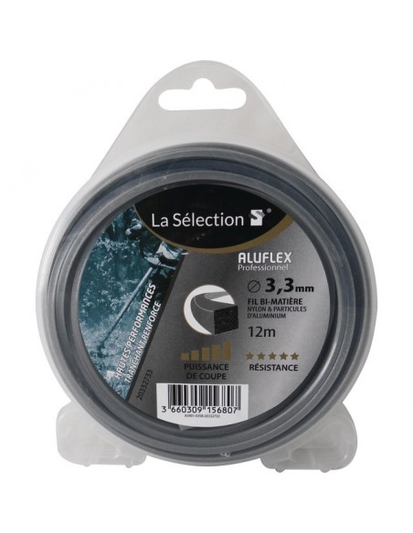 FIL DE DEBROUSSAILLEUSE CARRE ALUFLEX Ø 3