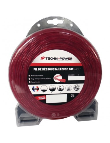 FIL DE DEBROUSSAILLEUSE SPIRALE Ø 3