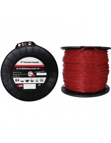FIL DE DEBROUSSAILLEUSE SPIRALE Ø 3
