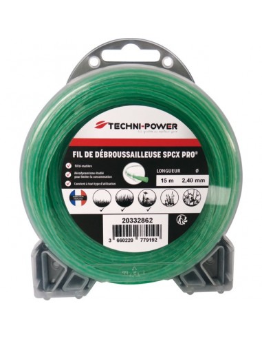 FIL DE DEBROUSSAILLEUSE ONDULE SPCX PRO Ø 2
