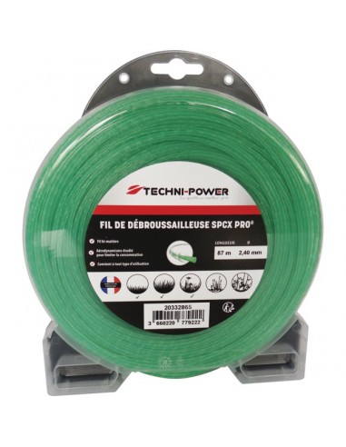 FIL DE DEBROUSSAILLEUSE ONDULE SPCX PRO Ø 2