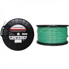 FIL DE DEBROUSSAILLEUSE ONDULE SPCX PRO Ø 4 MM / 94 M TECHNI-POWER