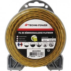 FIL DE DEBROUSSAILLEUSE TORSADE PLATINIUM Ø 3