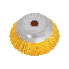 BROSSE DE DESHERBAGE METALLIQUE BRINS NYLON Ø 200 MM ALESAGE Ø 25
