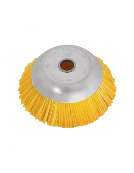 BROSSE DE DESHERBAGE METALLIQUE BRINS NYLON Ø 200 MM ALESAGE Ø 25
