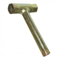 CLE A BOUGIE Ø 19X21 MM AVEC CARRE FEMELLE 12 MM