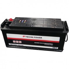 BATTERIE 12V 135AH 900A + A GAUCHE SUR LA LARGEUR TECHNI-POWER
