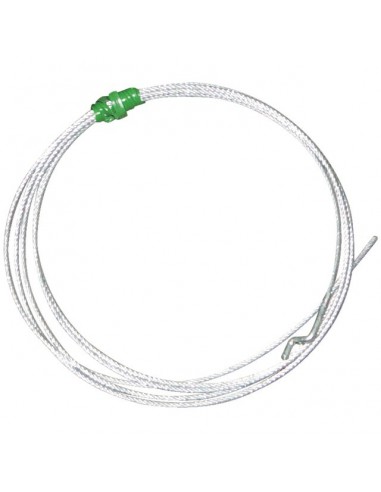 CABLE SOUPLE EMBOUT EN « S »
