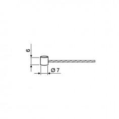 CABLE FREIN POUR VTT Ø 1 2