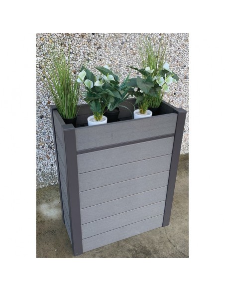 BAC A FLEUR FERME WPC 70X35X87CM