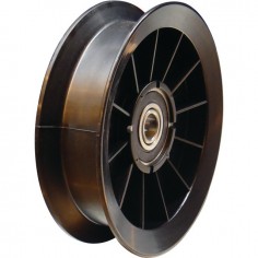 POULIE A GORGE PLATE ALESAGE 12