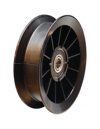 POULIE A GORGE PLATE ALESAGE 12