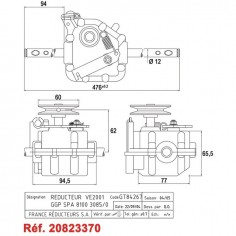 BOITIER DE TRACTION POUR CASTEL GARDEN (81003085/0) 2
