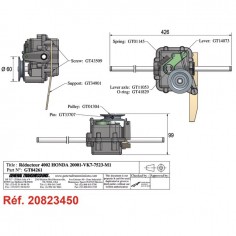 BOITIER DE TRACTION POUR HONDA (20001VK7752) 2