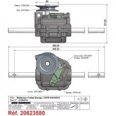 BOITIER DE TRACTION POUR MTD (618-04231) 2