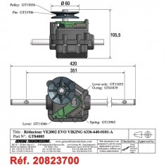 BOITIER DE TRACTION POUR VIKING (6336-640-0101-A) 2