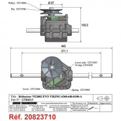 BOITIER DE TRACTION POUR VIKING (6360-640-0100-A) 2