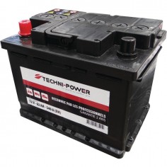 BATTERIE 12V 62AH 540A + A GAUCHE TECHNI-POWER
