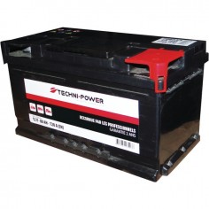 BATTERIE 12V 80AH 720A + A DROITE TECHNI-POWER