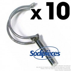 Goupille de fraise Ø 7 x 42 mm