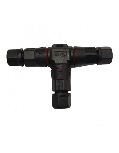 CONNECTEUR ETANCHE EN T POUR CABLE 1 MM2 DE ROBOT DE TONTE