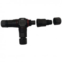 CONNECTEUR ETANCHE EN T POUR CABLE 1 MM2 DE ROBOT DE TONTE 2