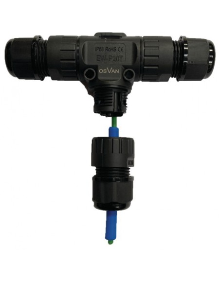 CONNECTEUR IP 67 EN T POUR CABLE DE ROBOT DE TONTE CONNEXION SANS OUTIL