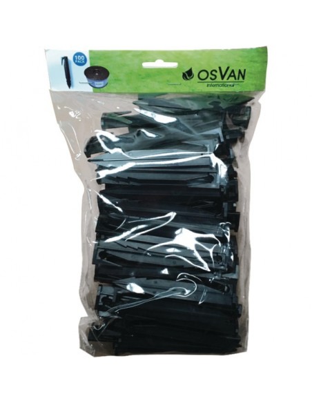 PACK 100 CLOUS D'ANCRAGE ABS POUR FIL PERIMETRIQUE DE ROBOT DE TONTE OSVAN