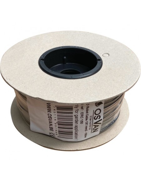 CABLE PERIMETRIQUE POUR ROBOT DE TONTE SIMPLE GAINE 150 METRES 1 mm2 OSVAN