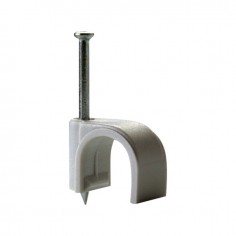 ATTACHE PLASTIQUE AVEC CLOU GRIS DIAMETRE 12 BOITE DE 100