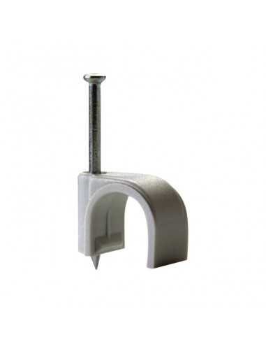 ATTACHE PLASTIQUE AVEC CLOU GRIS DIAMETRE 12 BOITE DE 100