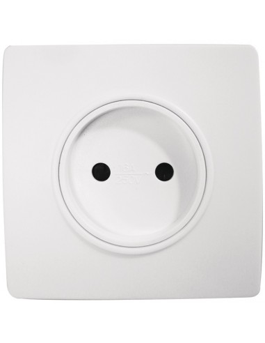 PRISE 2 POLES 16A BORNE-AUTO VIS+GRIFFES