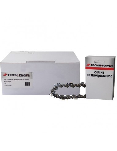 CHAINE TRONCONNEUSE 25 PIEDS 1/4 .043 TECHNI-POWER