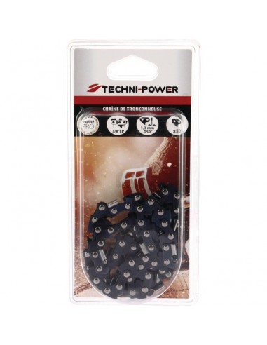 CHAINE TRONCONNEUSE 3/8LP .050  40 ENTRAINEURS TECHNI-POWER