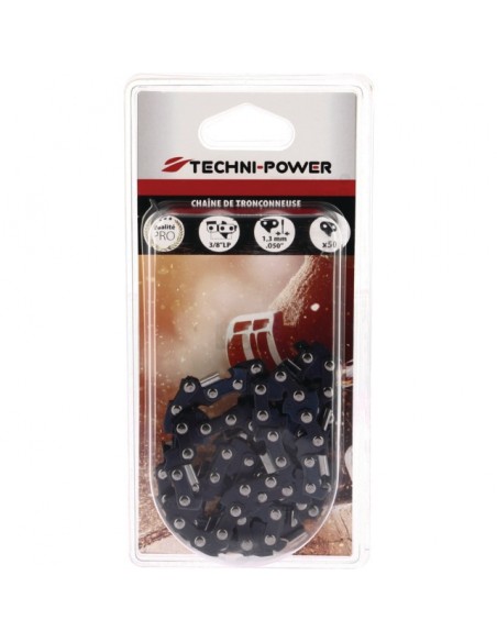 CHAINE TRONCONNEUSE 3/8 .058 72 ENTRAINEURS TECHNI-POWER