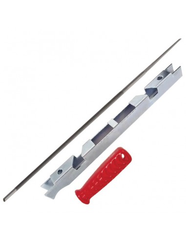 GABARIT D'AFFUTAGE UNIVERSEL COMPLET AVEC LIME Ø 4 MM TECHNI-POWER