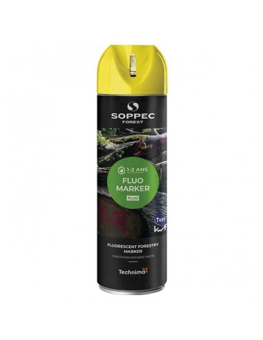 TRACEUR FORESTIER FLUORESCENT JAUNE  500ML